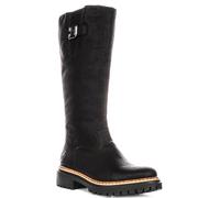 Rieker 72694-00 Women's Womens Flat Tall Side Zip Boot Knee High Boot (Black, UK 6)