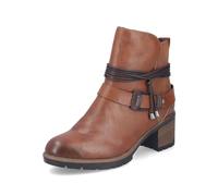 Rieker Women's Biker Boots 77580, Women's Ankle Boots, Brown 24, 5 UK