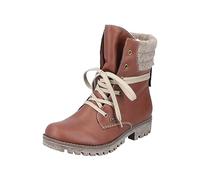 Rieker 78531, Fashion Boot, Rotbraun/Wood / 25,