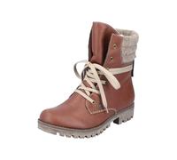 Rieker 78531, Fashion Boot, Rotbraun/Wood / 25,