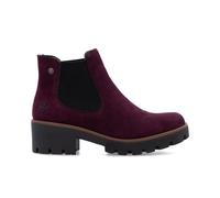 Rieker 79265-30 | Red/ Merlot Wine | Ladies Smart Casual Chelsea Boots