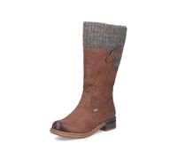 Rieker 94692-24 Tan Womens Mid Calf Boots