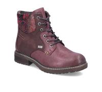 Rieker 94712-35 Wine Womens Lace Up Boots
