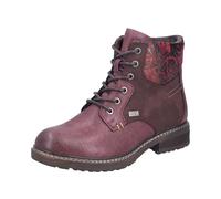 Rieker 94712-35 Wine Womens Lace Up Boots