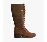 Rieker 94732 Womens Faux Leather Lace-Up Breathable Casual Brown Tall Boots