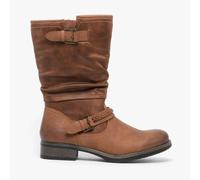 Rieker 98860-22 Womens Calf Length Boots - Nut Brown - UK 4 / EU 37