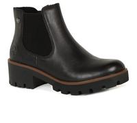 Rieker 79265-03 Black leather Womens Chelsea Boots in a Plain Leather in Size 37