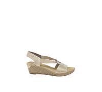 Rieker 'alula' Wedge Heel Sandals In Gold Gold