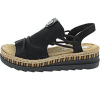 Rieker Antistress Womens Black Sandal - Size 6 - Black