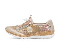 Rieker Antistress Womens Gold Casual Shoe - Size 7.5 - Gold