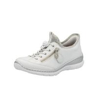 Rieker White Elasticated Shoes for Ladies | Ready2Go | Rieker L32F1-80 Colour: White, Size: EU 41 / UK 7.5