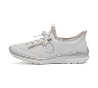 Rieker Antistress Womens White Slip On Zip Up Shoe - Size 4 - White