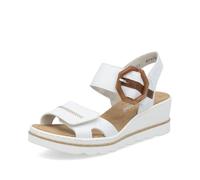 Rieker Antistress Womens White Wedge Sandal - Size 3.5 - White