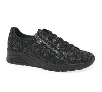 Rieker Autumn Womens Trainers - Black, EU 37