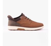 Rieker B3357 Mens Comfort Casual Lace-Up Trainers-Brown