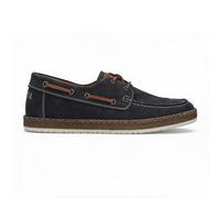 Rieker B5220 Mens Suede Lace-Up Breathable Blue Boat & Deck Shoes