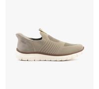 Rieker B6659 Mens Synthetic Slip-On Comfort Beige Casual Trainers