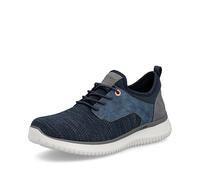 Rieker B9651 Men's Low-Top Trainers, Blue 14, 10.5 UK