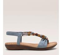 Rieker Beaded Sandal DENIM SIZE 3 1/2