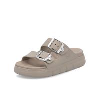 Rieker Beige Buckle Sandals for Ladies | Rieker Colour: Beige, Size: M Beige Medium