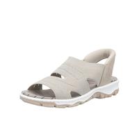 Rieker Beige Elasticated Sandals for Ladies | Ready2Go | Rieker Colour: Beige, Size: EU 42 / UK 8 Beige 42