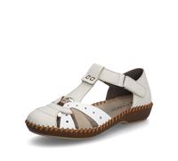 Rieker Beige Hook & Loop Shoes for Ladies | Rieker Colour: Beige Beige 41