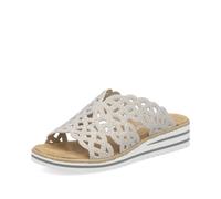 Rieker Beige Slip-On Sandals for Ladies | Rieker V0689-63 Colour: Beige, Size: EU 40 / UK 6.5