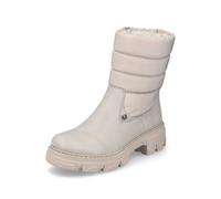 Rieker Beige Zip Boots for Ladies | Rieker 74670-60 Size: EU 42 / UK 8, Colour: Beige