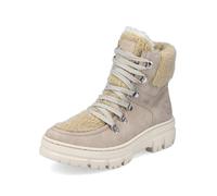 Rieker Beige Zip Boots for Ladies | Rieker Z7430-62 Size: EU 38 / UK 5, Colour: Beige