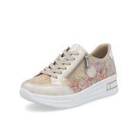 Women's Rieker N8103-60 Womens Shoes Beige Combination - Tan - Size: 6