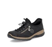 Rieker Black Elasticated Shoes for Ladies | Ready2Go | Rieker Colour: Black, Size: EU 37 / UK 4 Black 37