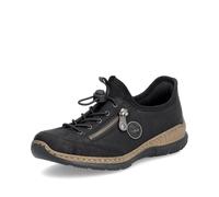 Rieker Black Elasticated Shoes for Ladies | Ready2Go | Rieker N3267-01 Colour: Black, Size: EU 37 / UK 4