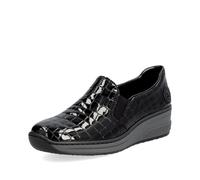Rieker Black Elasticated Shoes for Ladies | Rieker 48752-00 Colour: Black, Size: EU 42 / UK 8