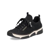 Rieker Black Elasticated Shoes for Ladies | Rieker Colour: Black, Size: EU 41 / UK 7.5 Black 41