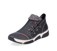 Rieker Black Zip Boots for Ladies | Rieker 45983-00 Colour: Black, Size: EU 38 / UK 5