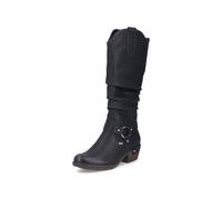 Rieker Black Zip Boots for Ladies | Rieker 93670-00 Colour: Black, Size: EU 41 / UK 7.5