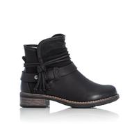 Rieker Black Zip Boots for Ladies | Rieker Black 38