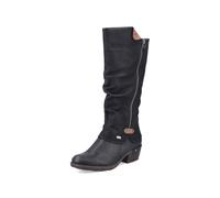 Rieker Black Zip Boots for Ladies | Rieker Colour: Black, Size: EU 40 / UK 6.5