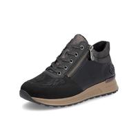 Rieker Black Zip Boots for Ladies | Rieker N1407-00 Colour: Black, Size: EU 42 / UK 8