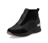 Rieker Black Zip Boots for Ladies | Rieker N6361-00 Colour: Black, Size: EU 36 / UK 3.5