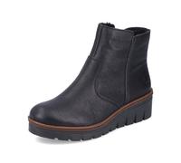 Rieker Black Zip Boots for Ladies | Rieker X9165-00 Size: EU 40 / UK 6.5, Colour: Black