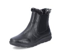Rieker Black Zip Boots for Ladies | Rieker Z0061-00 Colour: Black, Size: EU 40 / UK 6.5