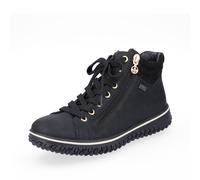 Rieker Black Zip Boots for Ladies | Rieker Z4263-00 Size: EU 40 / UK 6.5, Colour: Black