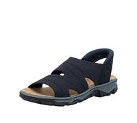 Rieker Blue Elasticated Sandals for Ladies | Ready2Go | Rieker 68895-14 Colour: Blue, Size: EU 42 / UK 8