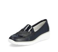Rieker Blue Elasticated Shoes for Ladies | Rieker 53785-14 Size: EU 42 / UK 8, Colour: Blue
