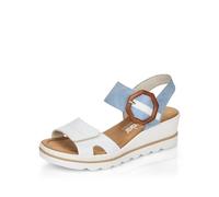 Rieker Blue Hook & Loop Sandals for Ladies | Rieker Colour: Blue Blue 39