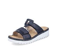 Rieker Blue Hook & Loop Sandals for Ladies | Rieker V1396-14 Colour: Blue, Size: EU 38 / UK 5