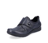 Rieker Blue Hook & Loop Shoes for Ladies | Rieker 48951-14 Size: EU 42 / UK 8, Colour: Blue