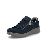 Rieker Blue Rieker Zip Shoes for Ladies | Colour: Blue Blue 42
