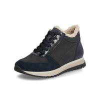 Rieker Blue Zip Boots for Ladies | Rieker 49004-14 Colour: Blue, Size: EU 39 / UK 6
